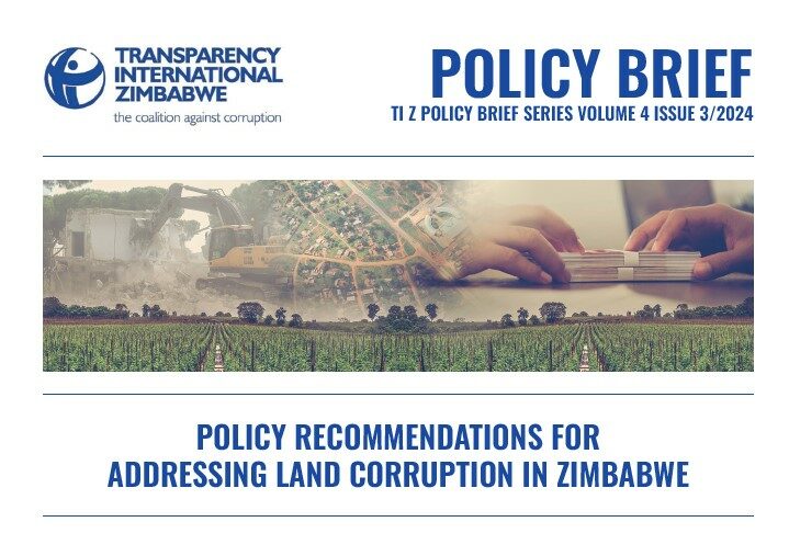 Policy Recommendations for Addressing Land Corruption in Zimbabwe