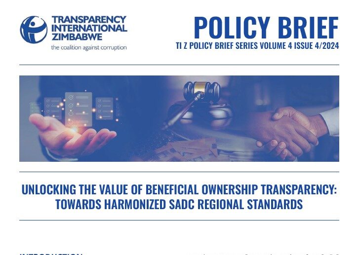 Unlocking The Value Of Beneficial Ownership Transparency: Towards Harmonized SADC Regional Standards